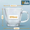 Vilde, szklanki do kawy i herbaty, 370 ml, 6 szt.