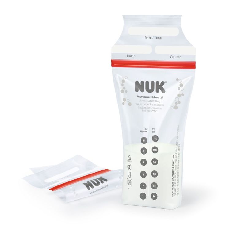 Nuk, woreczki na mleko matki, 25 szt.