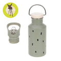 Lassig, Happy Prints, bidon ze stali nierdzewnej, oliwkowy, 500 ml