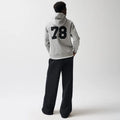 Szara bluza oversize z kapturem NOWEAR