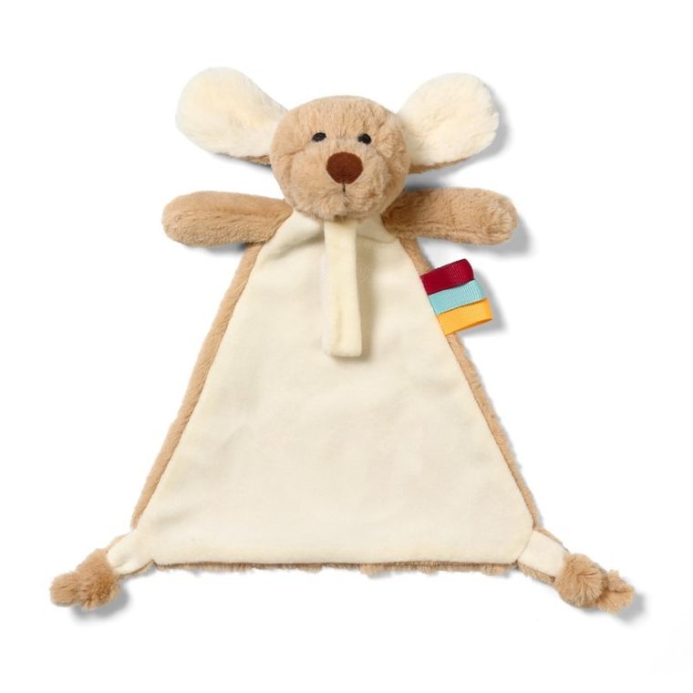 BabyOno, Dog Willy, przytulanka dla niemowląt z zawieszką do smoczka
