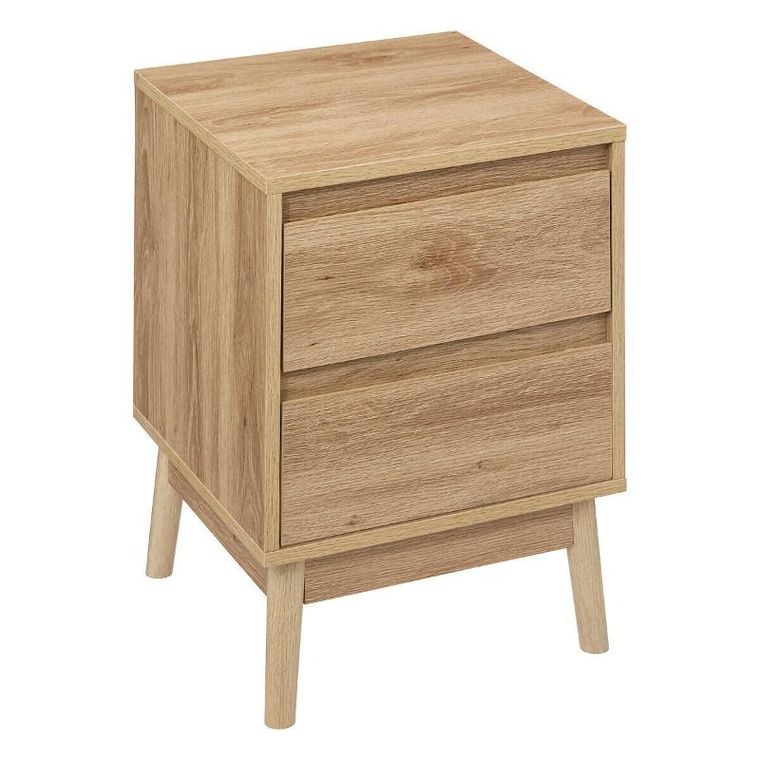 5five Simply Smart, Abana, szafka nocna, 2 szuflady, 40x40x56 cm