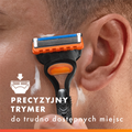 Gillette, Fusion, wymienne ostrza do maszynki do golenia, 4 szt.