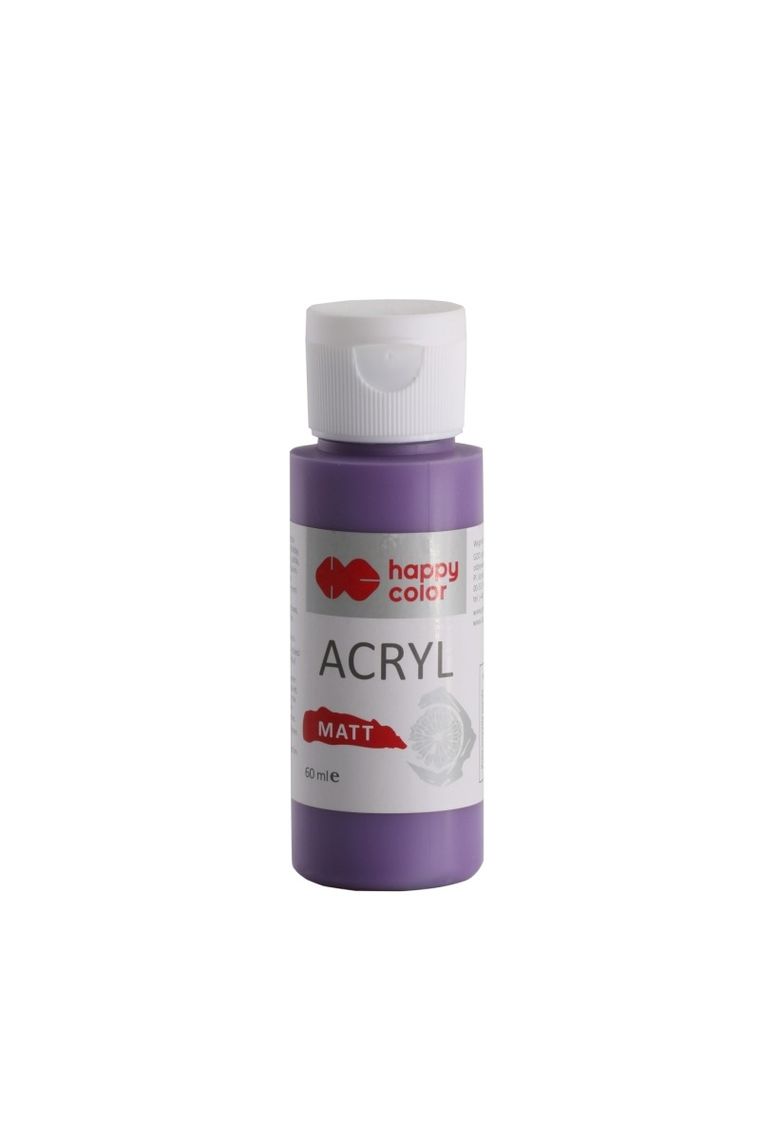 Happy Color, farba akrylowa, matt, soczysta jagoda, 60 ml