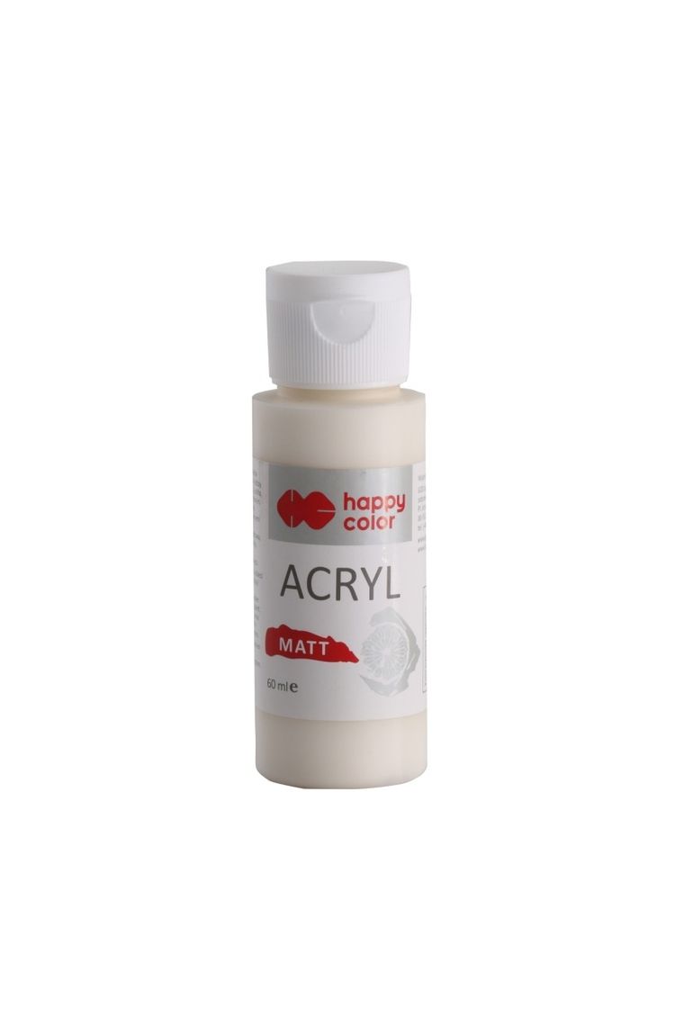 Happy Color, farba akrylowa, matt, kremowe cappuccino, 60 ml