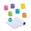 SES Creative, Mega zestaw, farby do malowania palcami, 6x110ml