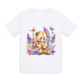T-shirt dziewczęcy, biały, Tup Tup