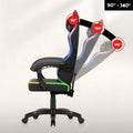 Huzaro, Force 2.7 RGB Black, fotel gamingowy, welurowy
