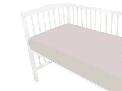 MimiNu, Royal, prześcieradło bawełniane, beż, 120x60 cm