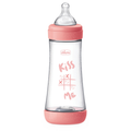 Chicco, Perfect5, butelka antykolkowa, pink, 4m+, 300 ml