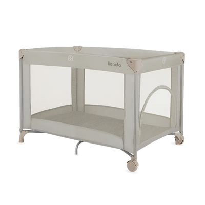 Lionelo, Amelie, kompaktowe łóżeczko turystyczne, beige sand