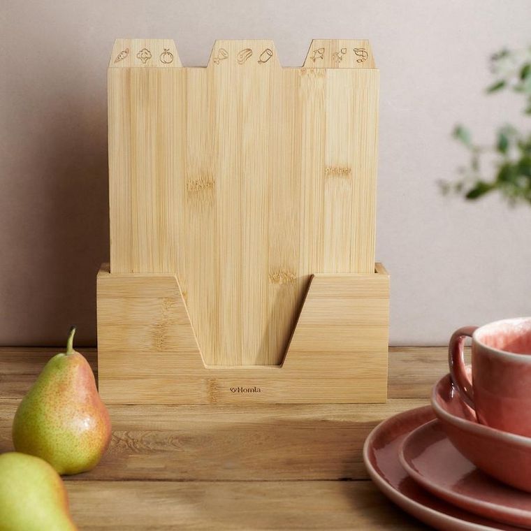 Homla, Bambou, zestaw desek, kuchennych, 3 szt.