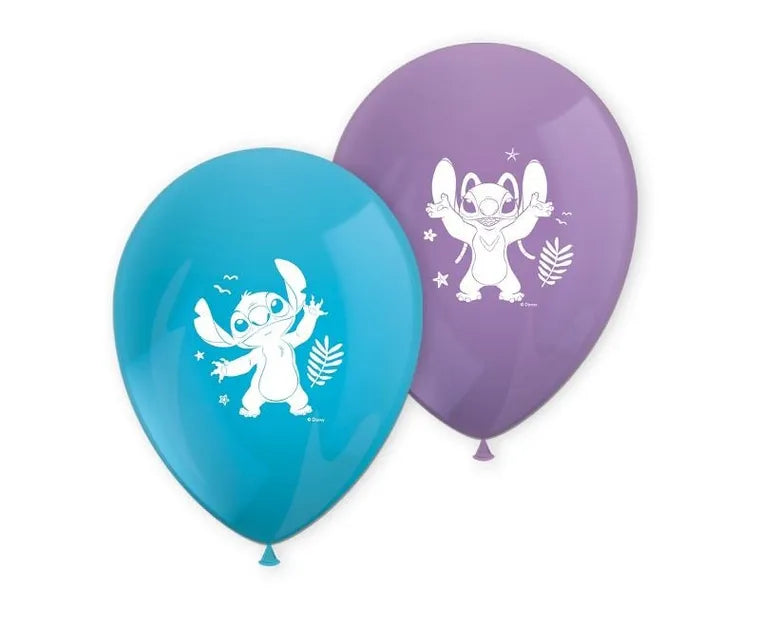 GoDan, Lilo i Stitch, balon, Stitch i Angel, 8 szt.