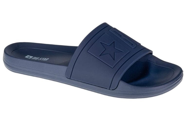 Klapki męskie, granatowe, Big Star Slipper