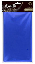 GoDan, obrus foliowy, metaliczny niebieski, 137x183 cm
