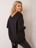 Bluza damska, czarna, Rue Paris