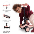 Kinderkraft, Halley, hulajnoga 2w1, Rose Pink