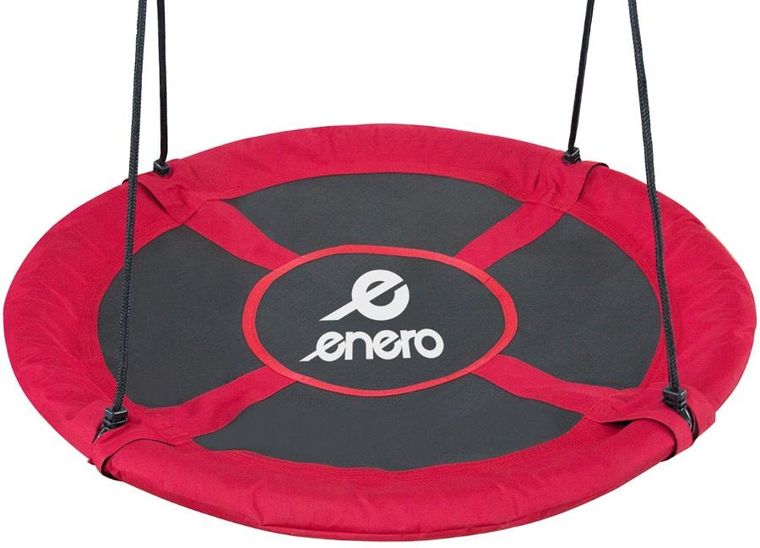 Enero, huśtawka ogrodowa, bocianie gniazdo, 110 cm, czerwona