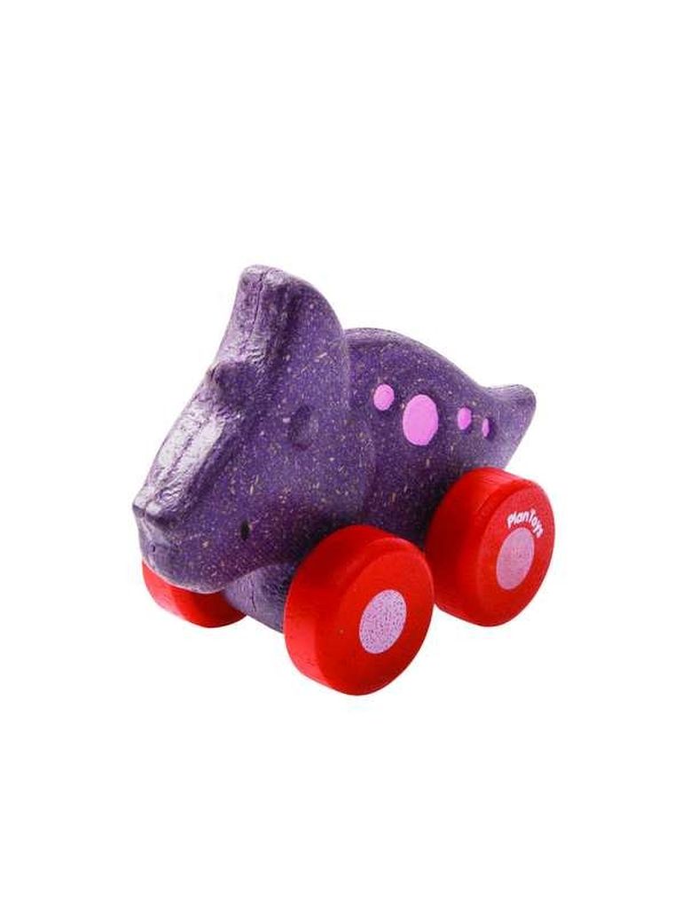 Plan Toys, Drewniany pojazd dinozaur - Trio