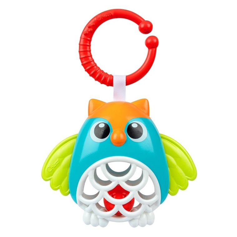 Chicco, Baby Sense & Focus, grzechotka, sowa