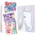 Miss Melody, Horses Blaze, kolorowanka z naklejkami