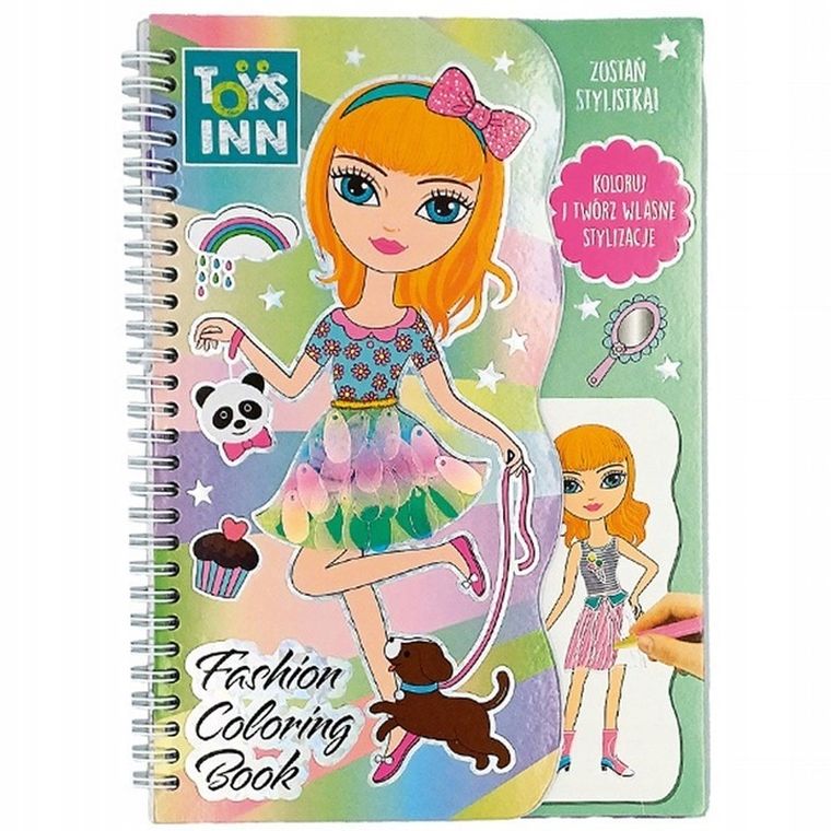 Stnux, Fashion Coloring Book, zestaw kreatywny