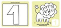 Kolorowanka malucha. Liczby. Zadania z naklejkami