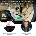 Kinderkraft, Mink Pro, fotelik samochodowy + baza Mink FX, Black, 40-75 cm