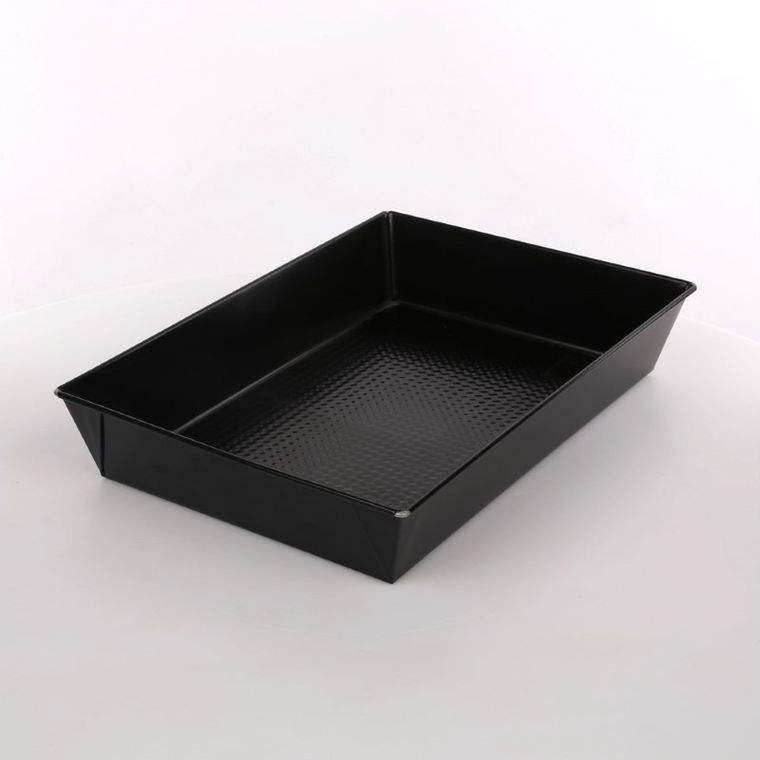 SNB, forma, blacha fakturowana, 36x24,5x6 cm, czarna