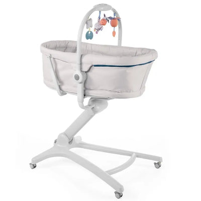 Chicco, Baby Hug 4in1, kołyska, leżaczek, krzesełko, Glacial