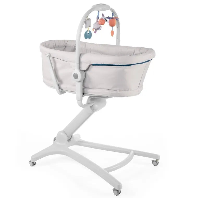 Chicco, Baby Hug 4in1, kołyska, leżaczek, krzesełko, Glacial
