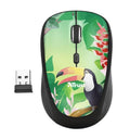 Trust, mysz, Yvi Wireless, Toucan, 23389, optyczna, 1600 DPI, zielona