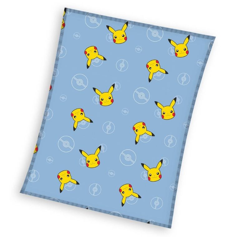 Pokemon, koc flanelowy, 110x140 cm