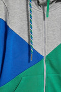 Bluza damska z kapturem, rozpinana, mix, Moodo