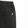 Czarne jeansy flare z regulowanym pasem Cool Club