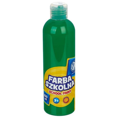 Astra, farba szkolna naturalna, temper, zielona jasna, 250 ml