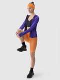 Bluza damska z kapturem, rozpinana, szara, 4F
