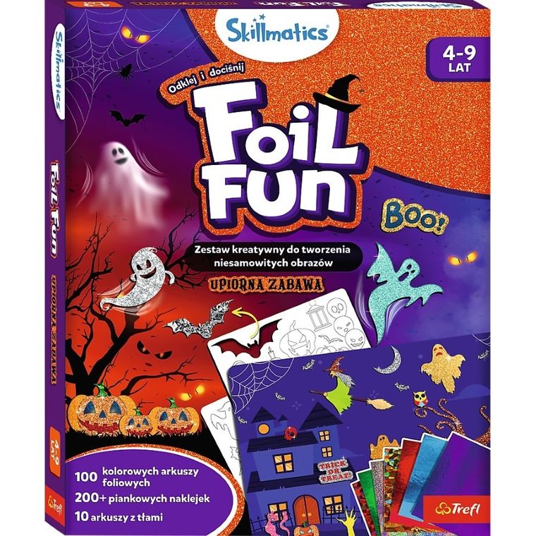 Skillmatics, Foil Fun, Upiorna Zabawa, zestaw artystyczny