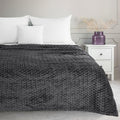 Eurofirany, koc d91 Cindy6, stalowy, 170x210 cm