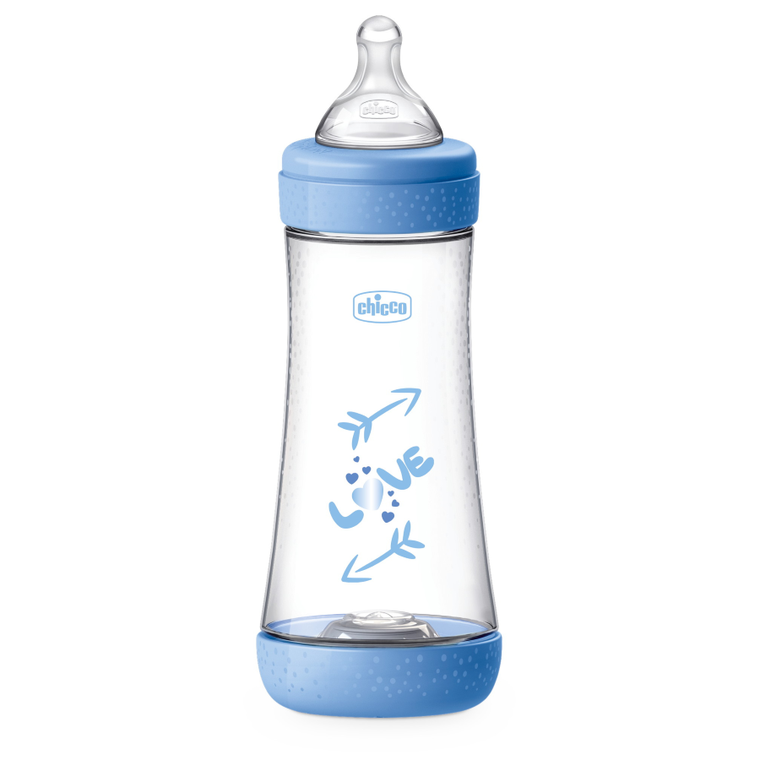 Chicco, Perfect5, butelka antykolkowa, blue, 4m+, 300 ml