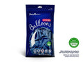 PartyDeco, balony lateksowe strong, metaliczne, niebieskie, 23 cm, 10 szt.