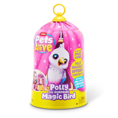 Pets Alive, Polly the Magic Bird, ćwierkający ptaszek, zabawka interaktywna