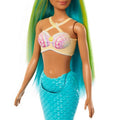 Barbie, lalka syrenka, turkusowy ogon