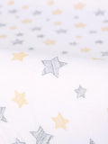 Ceba Baby, Yellow Stars, pokrowiec na przewijak, 50x70/80 cm, 2 szt.