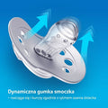 Lovi, Hey Girl, smoczek dynamiczny, silikonowy, 6-18m, 2 szt.