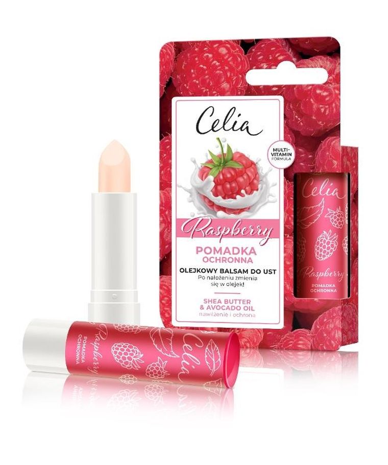 Celia, balsam olejkowy, malina