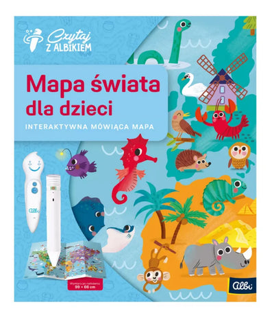 Czytaj z Albikiem. Mapa Świata