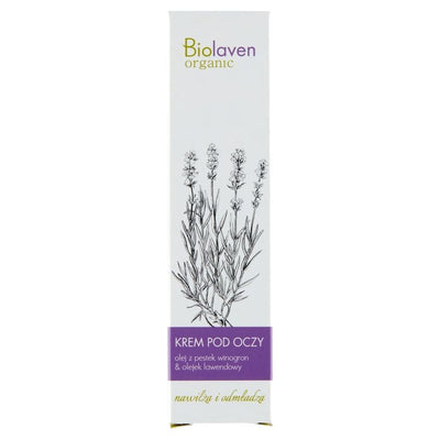 Biolaven, krem pod oczy, olej z pestek winogron &, olejek lawendowy, 15 ml
