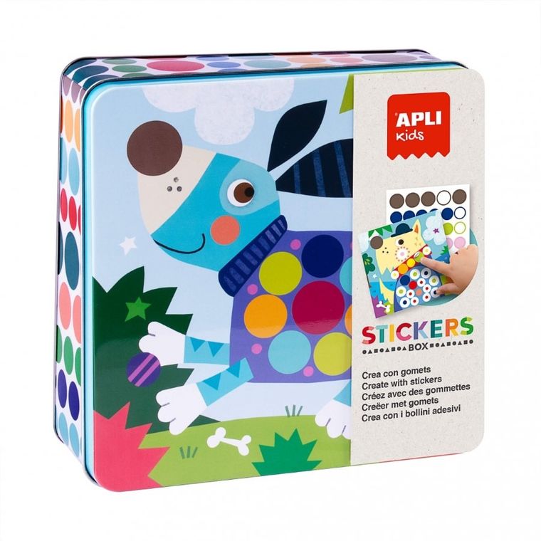 Apli Kids, Piesek, zestaw kreatywny z naklejkami