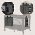 Lionelo, Sidepocket, organizer do łóżeczka, mały, grey